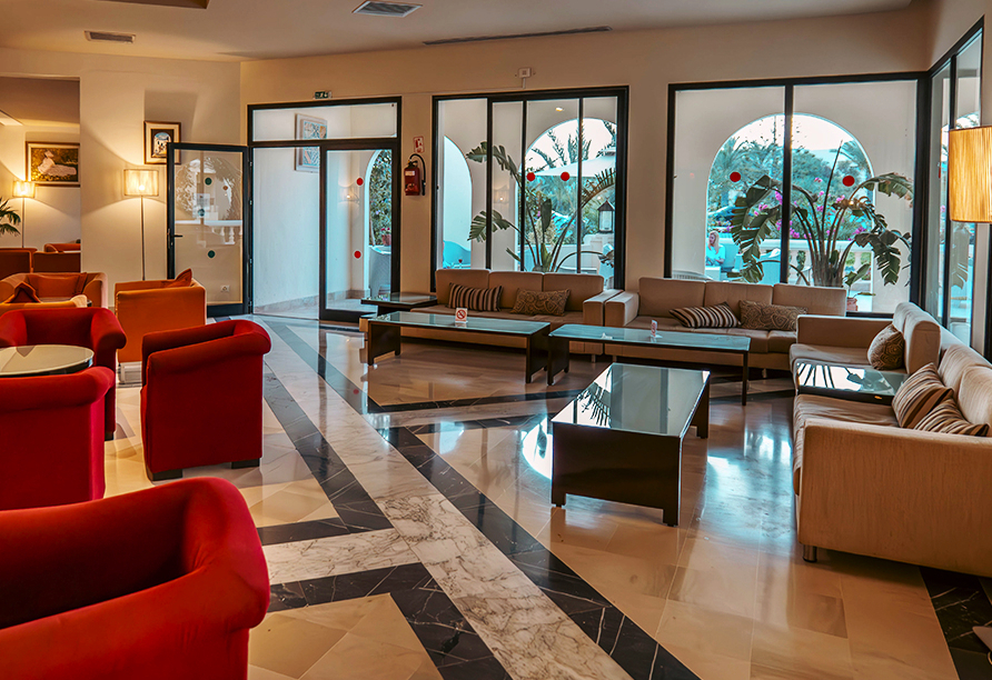 Lobby des Hotels