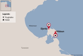 Reisezielkarte