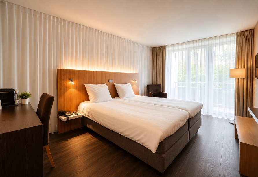 Beispiel für ein Doppelzimmer im Resort Bad Boekelo