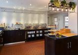 Freuen Sie sich auf einen genussvollen Start in den Tag am Frühstücksbuffet.