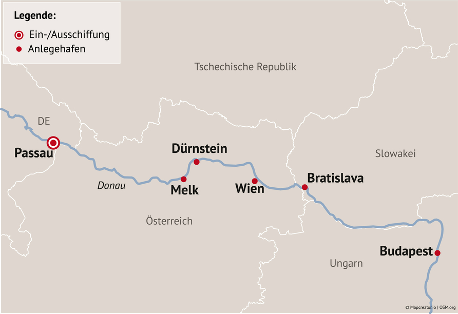 Ihre Reiseroute