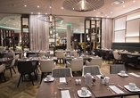 Das Restaurant lädt zu genussvollen Stunden in stilvollem Ambiente ein.