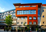 Das Hotel City Krone überzeugt mit seiner zentralen Lage in Friedrichshafen.