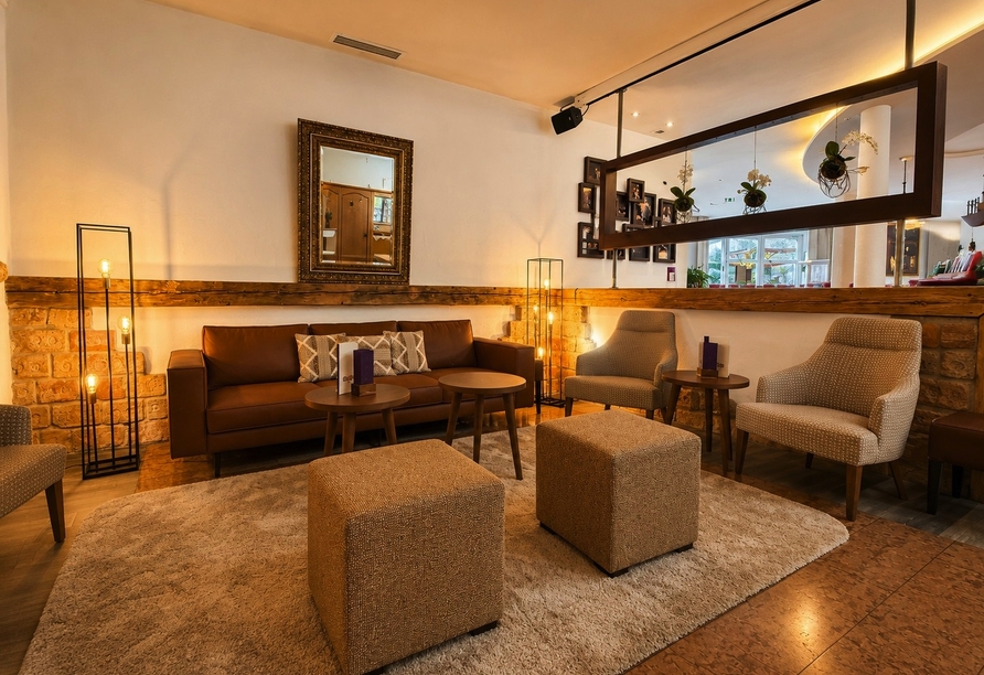 Die Lobby des Hotels