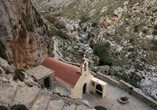Blick auf die Kourtaliotiko-Schlucht