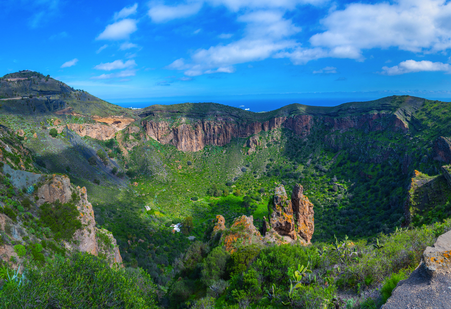 Der Pico de Bandama ist ein 574 Meter hoher Vulkankegel im Nordosten Gran Canarias.