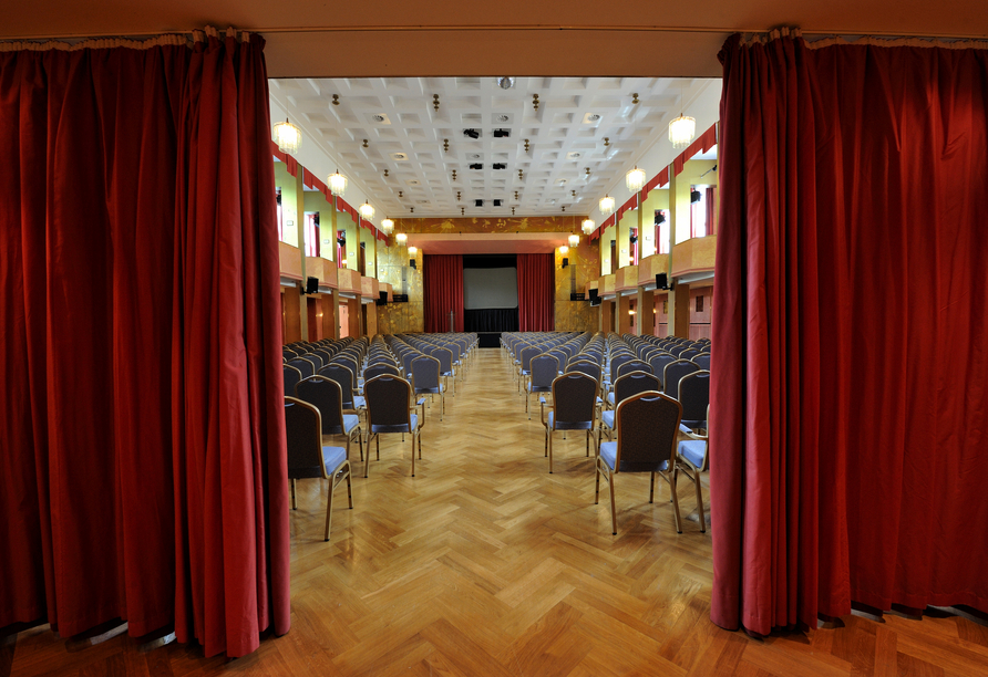 Der festliche Kursaal bietet den passenden Rahmen für besondere Veranstaltungen.