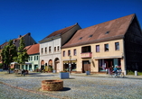 Das historische Stadtzentrum von Zossen lädt zum Bummeln ein.