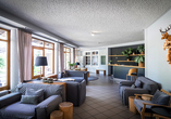 Sitzbereich im Hotel Der Hirschen