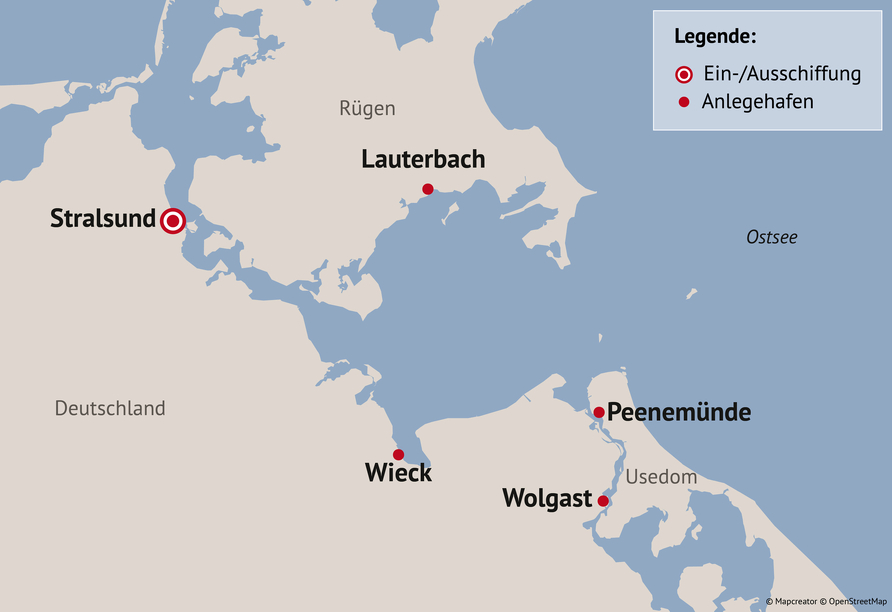 Ihre Reiseroute