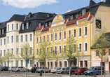 Außenansicht des Hotels Goldner Loewe