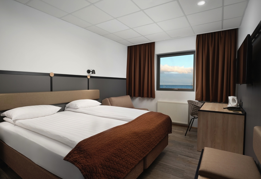 Beispiel eines Doppelzimmers im Hotel Cabin