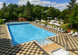 Der Außenpool des Hotels