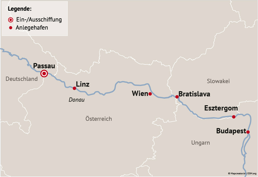 Ihre Reiseroute