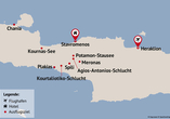 Reisezielkarte