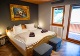 Beispiel eines Doppelzimmers im Hotel Kräuter Chalet