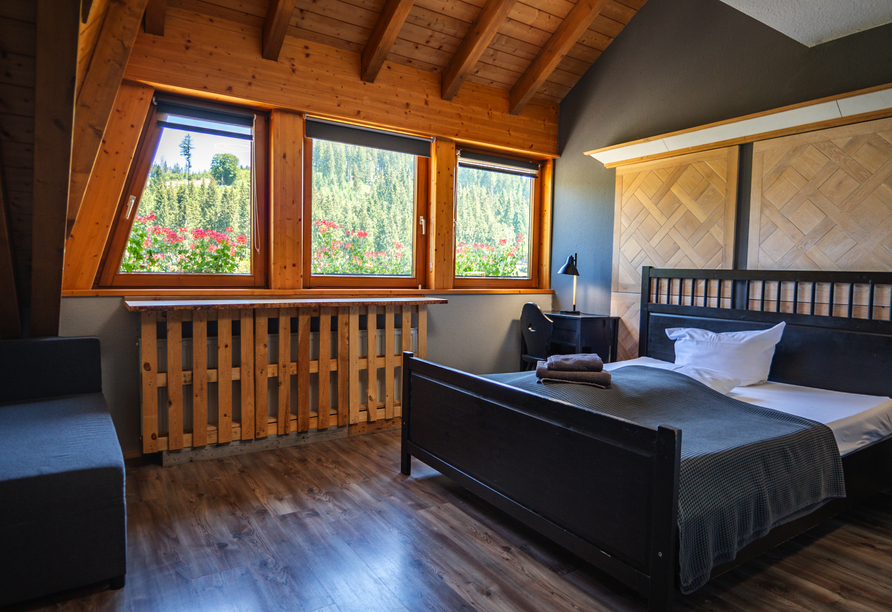 Weiteres Zimmerbeispiel im Hotel Kräuter-Chalet
