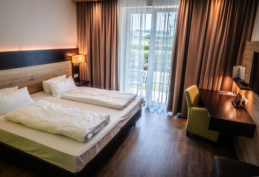 Beispiel eines Doppelzimmers Deluxe im Taste Style Hotel Bären