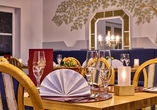 Lassen Sie sich im Restaurant des Hotels Linderhof kulinarisch verwöhnen.