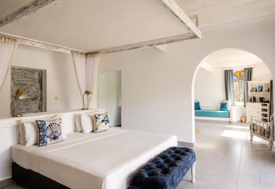 Beispiel eines Doppelzimmers im Chale Island Resort