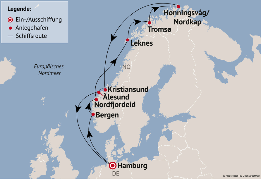 Ihre Reiseroute am 09.06.27