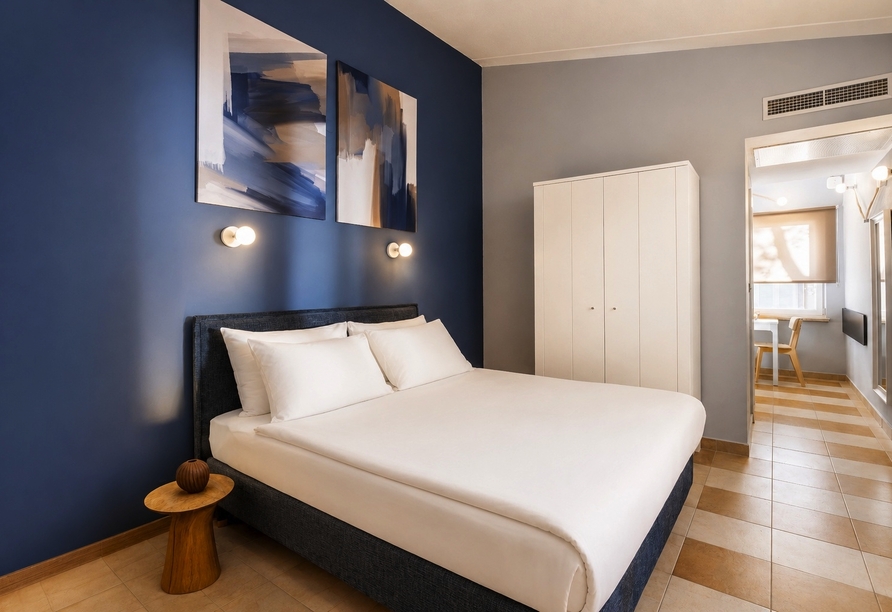 Beispielbild eines Studios mit Zustellbett