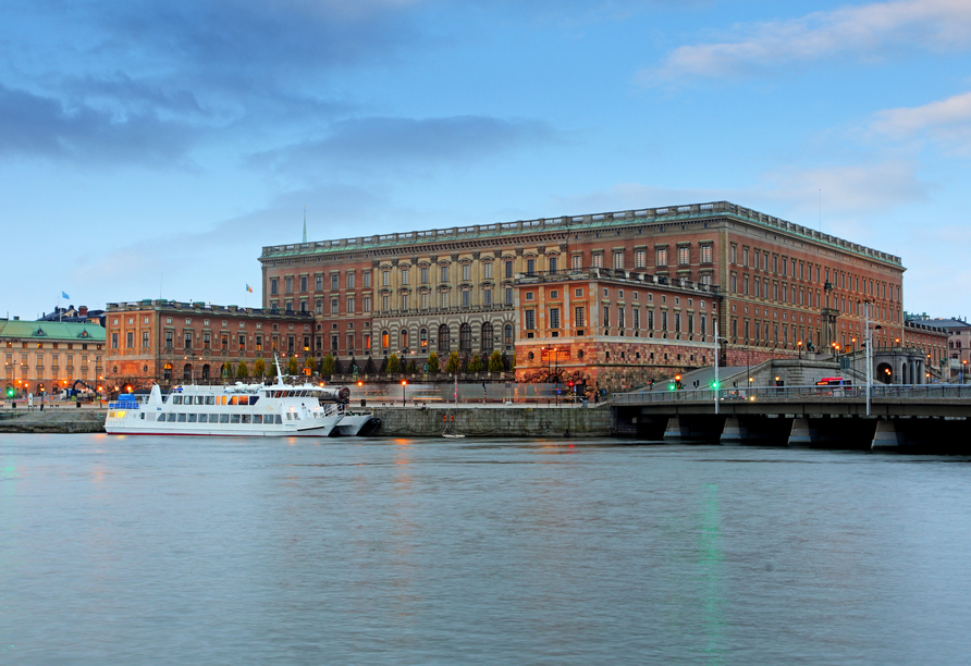 Ein Highlight Ihrer Adventsreise in Stockholm: der Besuch des Königlichen Schlosses, inklusive Eintritt.