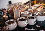 Freuen Sie sich auf einen genussvollen Start in den Tag am abwechslungsreichen Frühstücksbuffet.