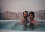 Der Whirlpool verspricht entspannte Momente zum Abschalten und Genießen.