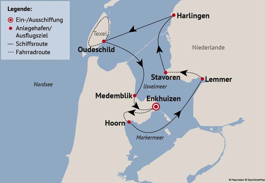 Ihre Reiseroute 2027