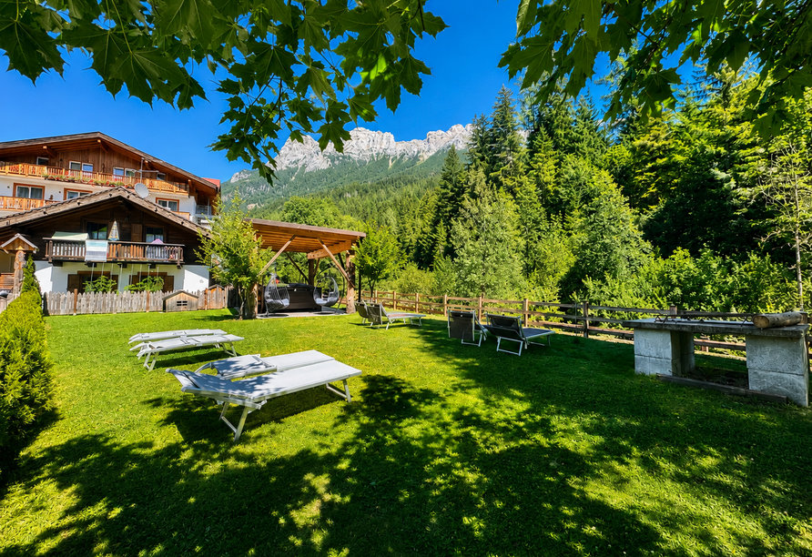 Außenbereich des Hotels