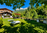 Außenbereich des Hotels
