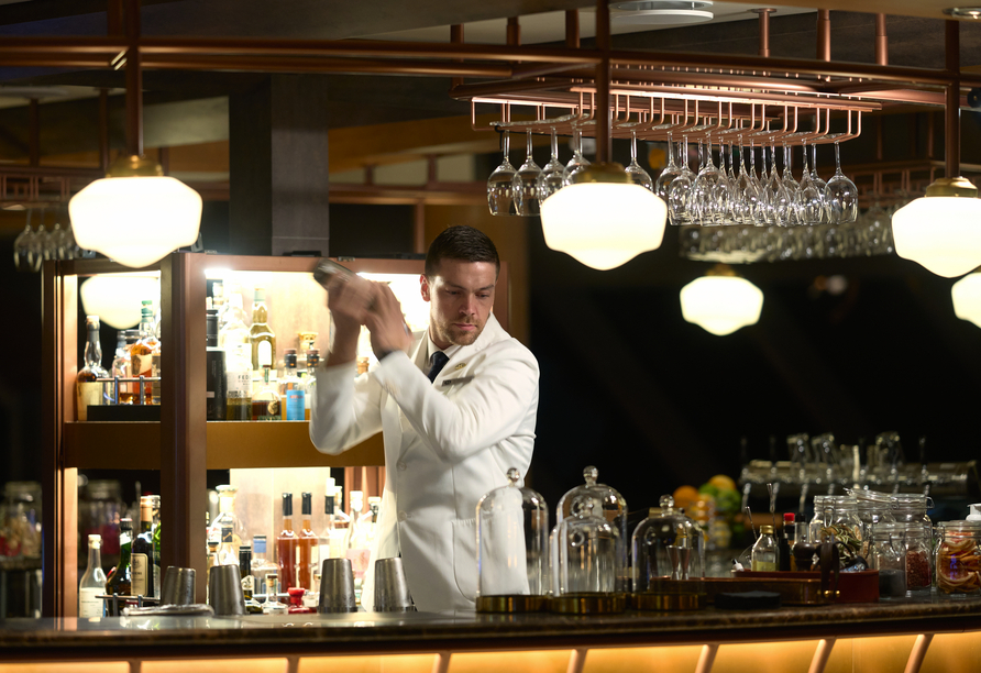 Die 1893 Bar verwöhnt Sie mit feinen nordischen Cocktails.