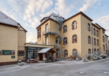 Die Außenansicht des ACHAT Hotels Franziskushöhe