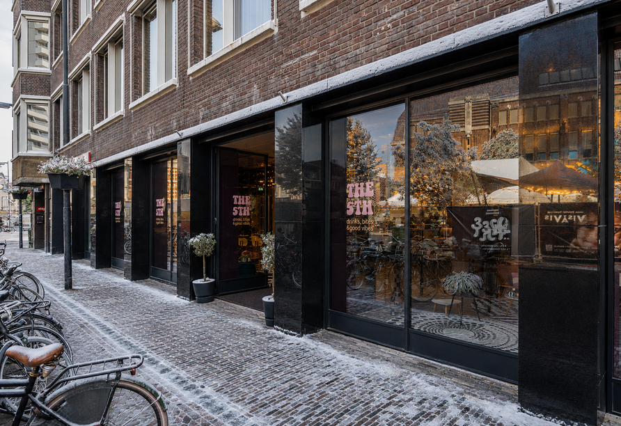 Das Stayokay Utrecht Centrum empfängt seine Gäste in moderner und ungezwungener Atmosphäre.