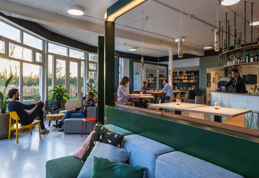 Das Restaurant bietet den passenden Rahmen für gesellige Mahlzeiten.