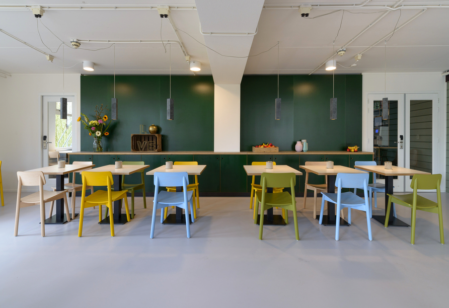 Das Restaurant des Hostels verwöhnt Sie mit abwechslungsreichen Köstlichkeiten.