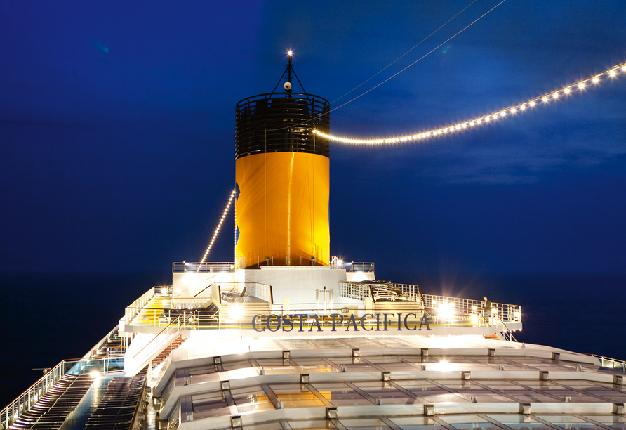 Die Costa Pacifica bringt Sie zu weiteren Zielen in der Ägäis.