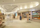 Das Shopping-Center an Bord