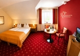 Beispiel für ein Doppelzimmer mit Zustellbett im Landgasthof Wüllner