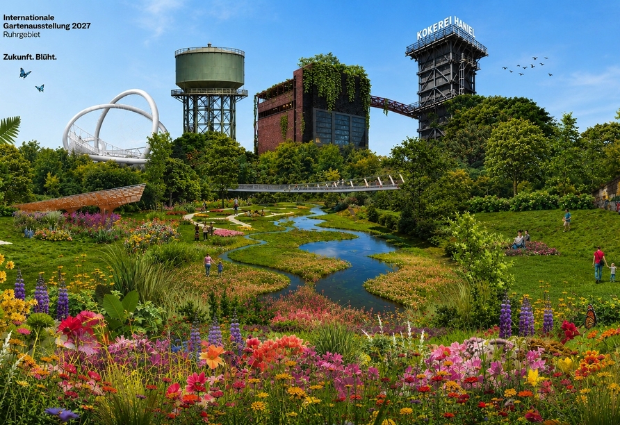 Vom 23.04. – 17.10.27 wird das Ruhrgebiet zur Bühne der Internationalen Gartenausstellung (IGA 2027).