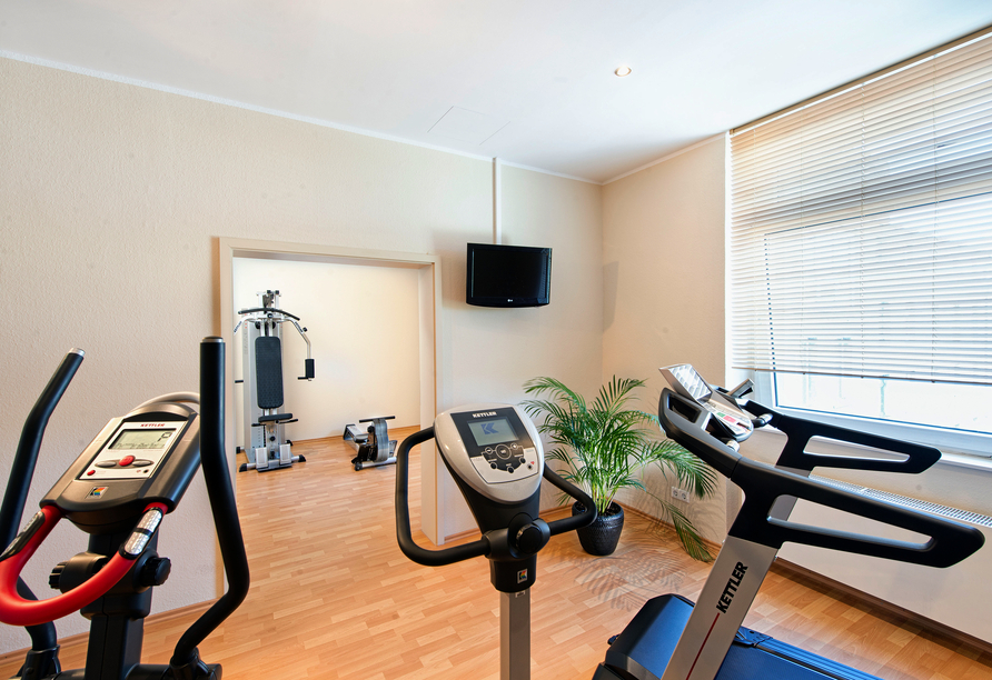 Fitnessraum im Hotel Wyndham Duisburger Hof