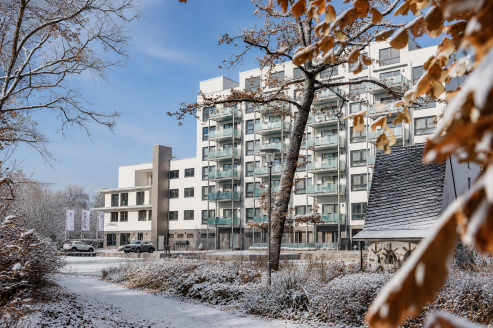 Das Gandersheimer Boardinghouse präsentiert sich in winterlicher Atmosphäre.