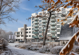 Das Gandersheimer Boardinghouse präsentiert sich in winterlicher Atmosphäre.