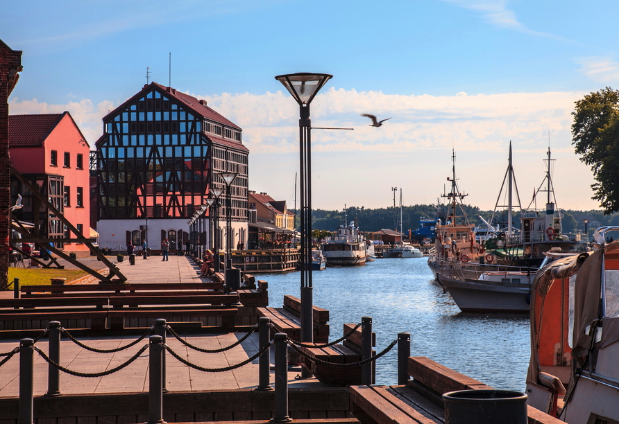 Hafen von Klaipėda in Litauen