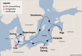 Ihre Reiseroute