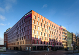 Außenansicht des Moxy Hotels Dortmund City