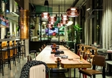 Lobby des Moxy Hotels Dortmund City