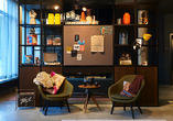 Hotellobby im Moxy Essen City