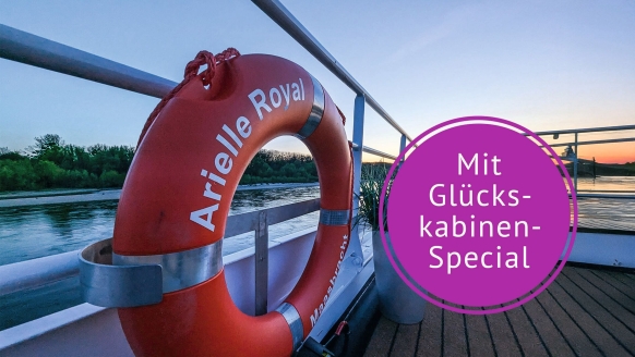 Leinen los für Ihre Flusskreuzfahrt auf dem Rhein mit der ARIELLE ROYAL.